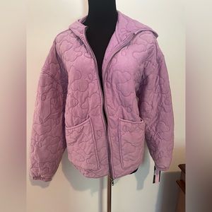 New with tags lavender quilted Wild Fable zip up sweatshirt